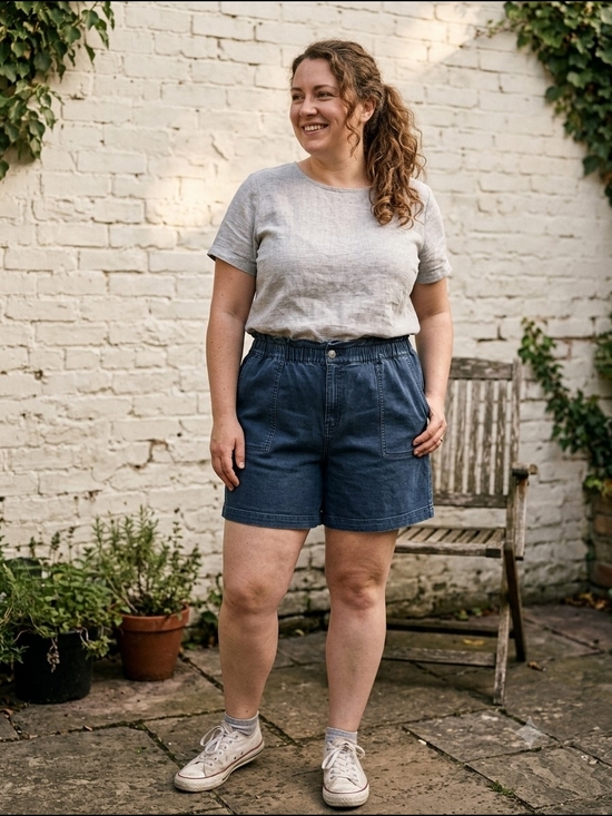 Penningtons Pants - Penningtons DC Jeans Women's Casual Elastic-Waist Denim Shorts Utility Chic